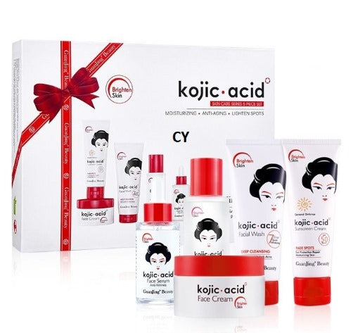 Kojic Acid Skin Brightening  Kit - Glow Essence Dubai